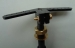 Messingruder 53 x 36 mm Rohr + Ruderhebel