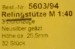 Relingstützen 3-züg.,M.1:40, Ø 0,5/0,5/0,8  mm, Höhe 25,5 mm