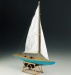 Segeljacht 5,5 Baukasten, Länge 39 cm