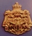 Wappen 50x52mm, 1 Stück (Tombak)