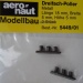 Dreifach-Poller 6 mm  (Metall brüniert), 2 Stück