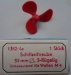 Schiffsschraube  M 4, linksl., 3-flügelig, Ø 55 mm