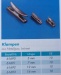 Klampe brüniert Metall 7mm (10 Stück)