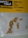Klotjes Holz Ø 3 mm, Bohrung 1,5 mm, 30 Stück