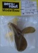 Schiffsschraube, messing,  M 4, 45 mm , R  4-Blatt