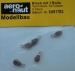 Block mit 1 Rolle, vernickelt, 5 Stück,  5x 7mm, 3 mm dick