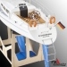 Comtesse Segelyacht  Baukasten, Länge 95 cm