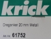 Dreganker 20 mm Metall