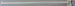 Plastik-T-Profil, 33 cm lg., 4,0x4,0, 0,70 mm breit, 5 Stück