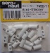 Mini-Stecker, Schwachstrom-Stecker u. Buchse, 10 Paar, weiß