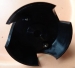 3-BLATT-SPINNER 50 MM, schwarz