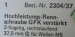 Rennschrauben rechts 37,5 mm / M 5,   -1 x vorr. 1..8.2025 -