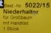 Grossbaum-Niederhalter mit Handrad