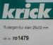 Rudergarnitur klein 25x32 mm, Höhe mit Schaft 102 mm