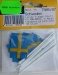 FLAGGE SCHWEDEN  (Seide), beidseitig bedruckt