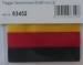 Flagge Deutschland 40x60 mm,  2 Stck.