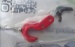 1:14 Haken aus Metall mit Sicherung rot