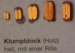 Klumpblock (Holz), hell, 3  mm hoch
