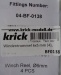 Windentrommel Ø 6 mm x Höhe 5  mm, 4 Stück