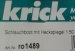Schlauchboot mit Heckspiegel