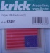 Flagge USA 30x45 mm, 2 Stck. - wieder lieferbar /1.7.2023 -