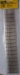 Relingstreifen, 4 Züge,11mm hoch, 250 mm lang, 10 Stück