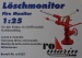 Löschmonitor 1:25, funktionsfähig