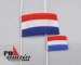 Flaggensatz Niederlande 25x40 mm / 15x30 mm