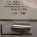 Navy-Direkt-Kupplg. Ext. Ø 4 / 4 x 25 mm