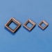 Stückpfortenrahmen Metall 13x13mm(10 Stück), vorrätig 1.1.24