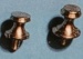 Einzelpoller, vernickelt, 6 mm hoch, 5 Stück