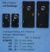 Tür (plastik) R mahagonifarbig  19 x 10 mm, 10 Stück