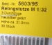 Relingstützen 3-züg.,M.1:32, Ø 0,8/0,8/1  mm, Höhe 31,9 mm