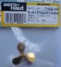 Schiffsschraube, messing,  Ø 30 mm, M 4 L, 3-Blatt