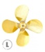 MS-Propeller Serie 147, 4-Blatt, Ø 40 mm, linksl., M 4