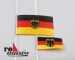 Bundesdienstflaggen 25x40 mm/15x30 mm