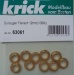 Bullaugen mit Flansch 12mm (10Stück)