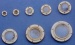 Bullaugen, Messing, 6 mm, 10 Stück