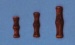 Säulen Holz dunkel, 12 mm, 10 Stück