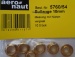 Bullaugen, Messing, 10 mm, 10 Stück