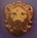 Löwenkopf  26 x 31 mm, 1 Stück, (Tombak)