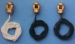 Postionslaternen, 3 V, hell, Ø 9x6 mm, Messing, 2 Stück