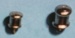Einzelpoller, vernickelt, 9 mm hoch, 5 Stück