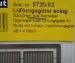 Lüftungsgitter eckig 20  x  10 mm, 4 Stück