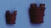 Kübel-Holz, dunkel,   8 mm, 5 Stück