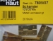 SCHARNIERE, Metall, vermessingt,  12 x 20 mm, 20 Stück