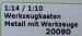 1:14 / 1:10 Werkzeugkasten Metall mit Werkzeuge thicon-model