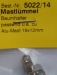 Mastlümmel Messing, verchromt