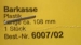Barkasse, 108 mm, 1 Stück