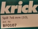 Spill 7 x 6 mm, 10 Stück